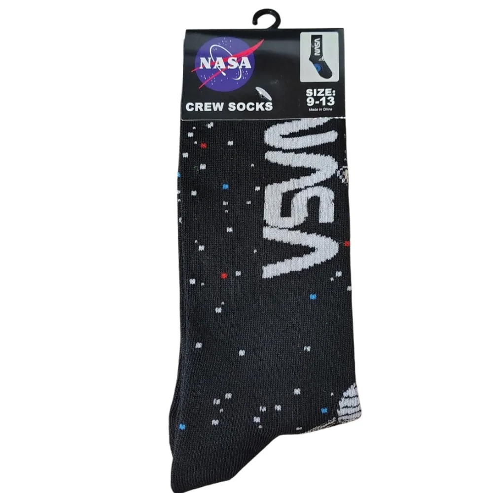 NASA Galactic Galaxy Crew Socks Unisex Casual Giftable